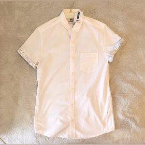 TOPMAN Men's White Shirt